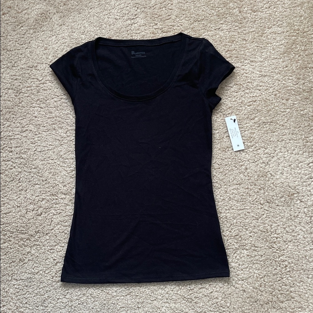New No Boundaries Black Short Sleeve Tee